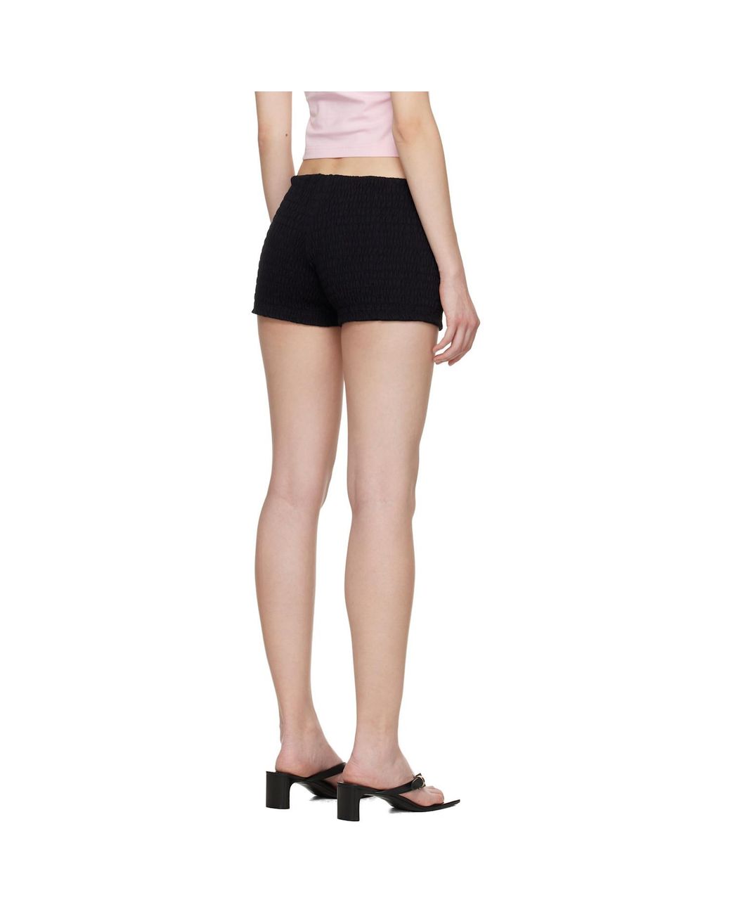 Vetements Black Baby Pleated Shorts