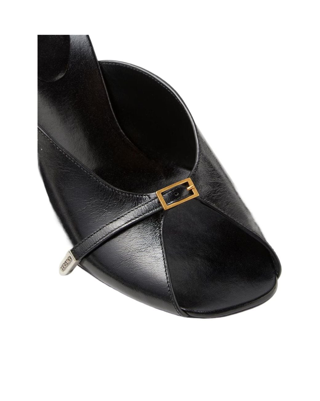 Versace Black Nyx High-Heeled Mules