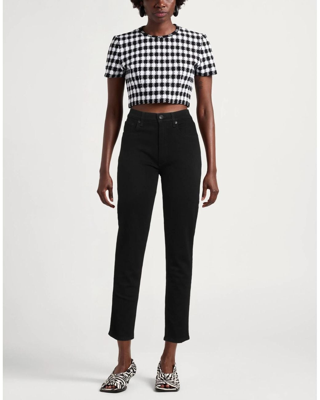 Rag & Bone Black Straight Leg Jeans