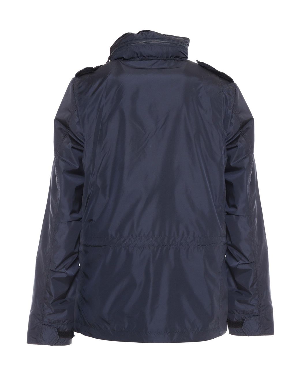 Aspesi Blue Utilitarian Vento Jacket With High Collar for men