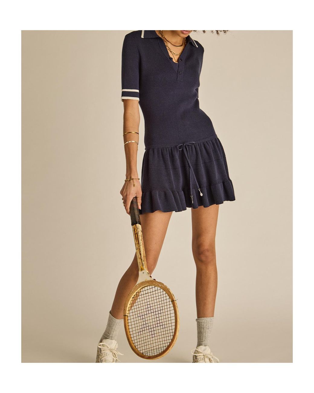The Upside Blue Plume Mini Dress
