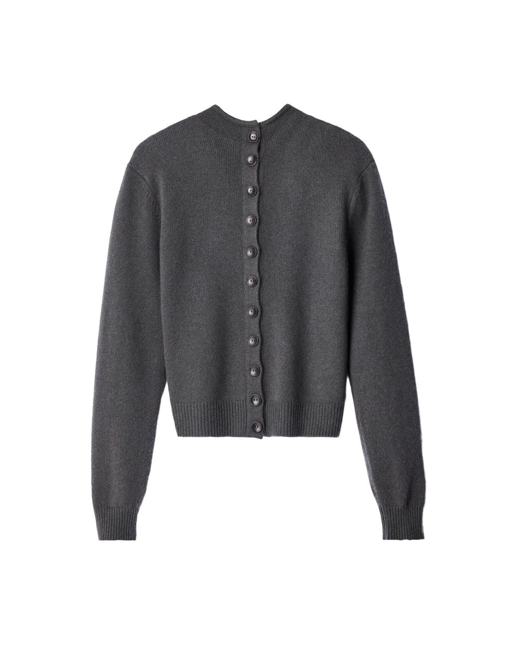 Lemaire Gray Reversible Buttoned Sweater