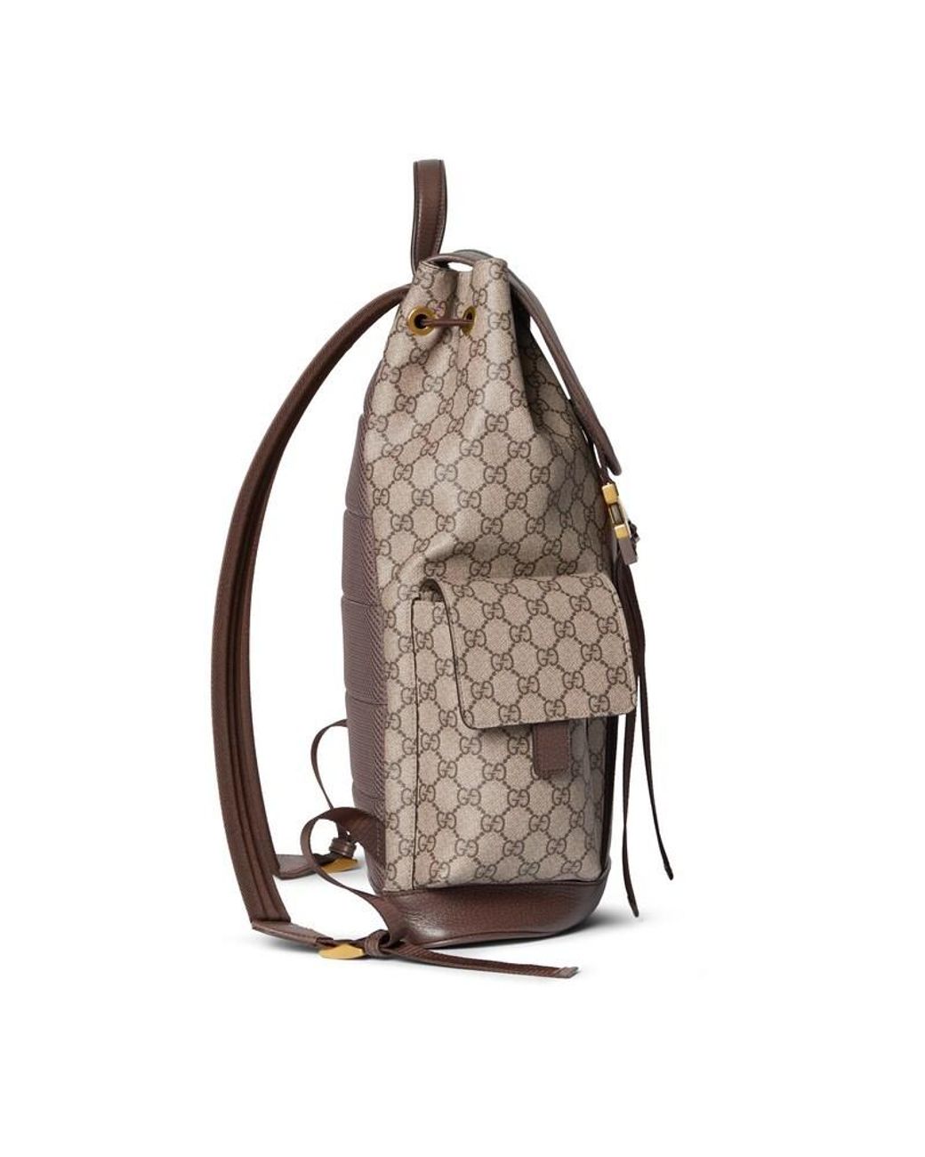 Gucci Brown Ophidia Large Backpack for men
