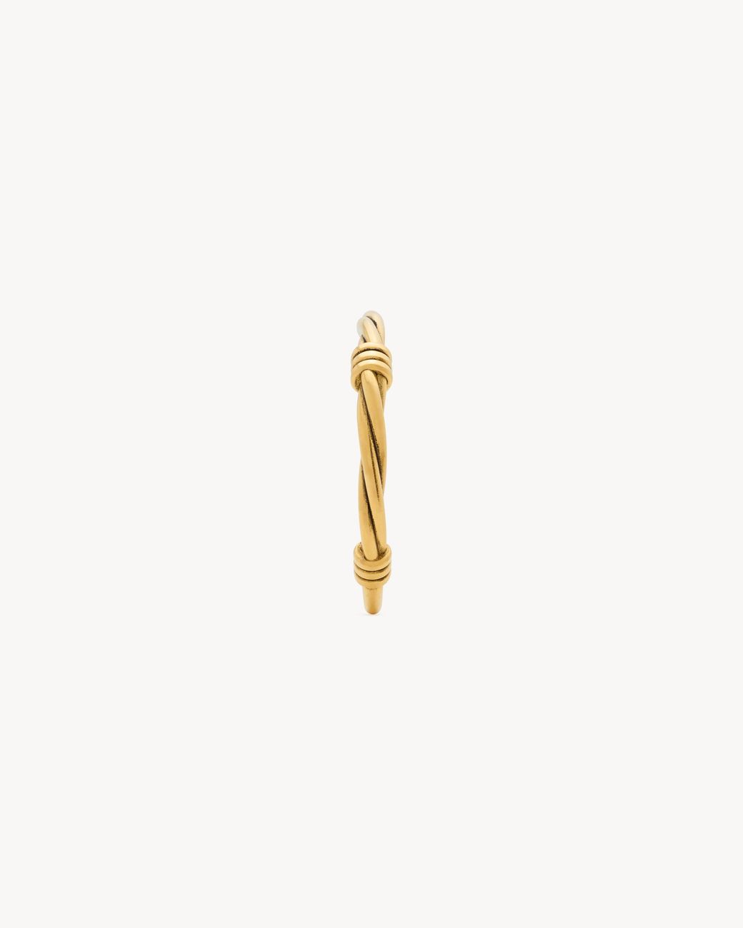 Saint Laurent Metallic Twist Cuff for men