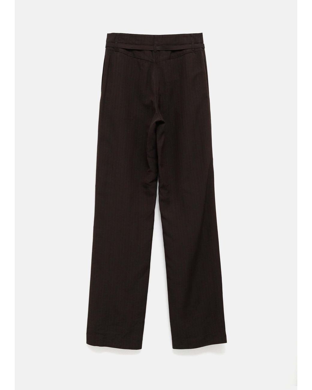 Dries Van Noten Black Drawstring Casual Trousers