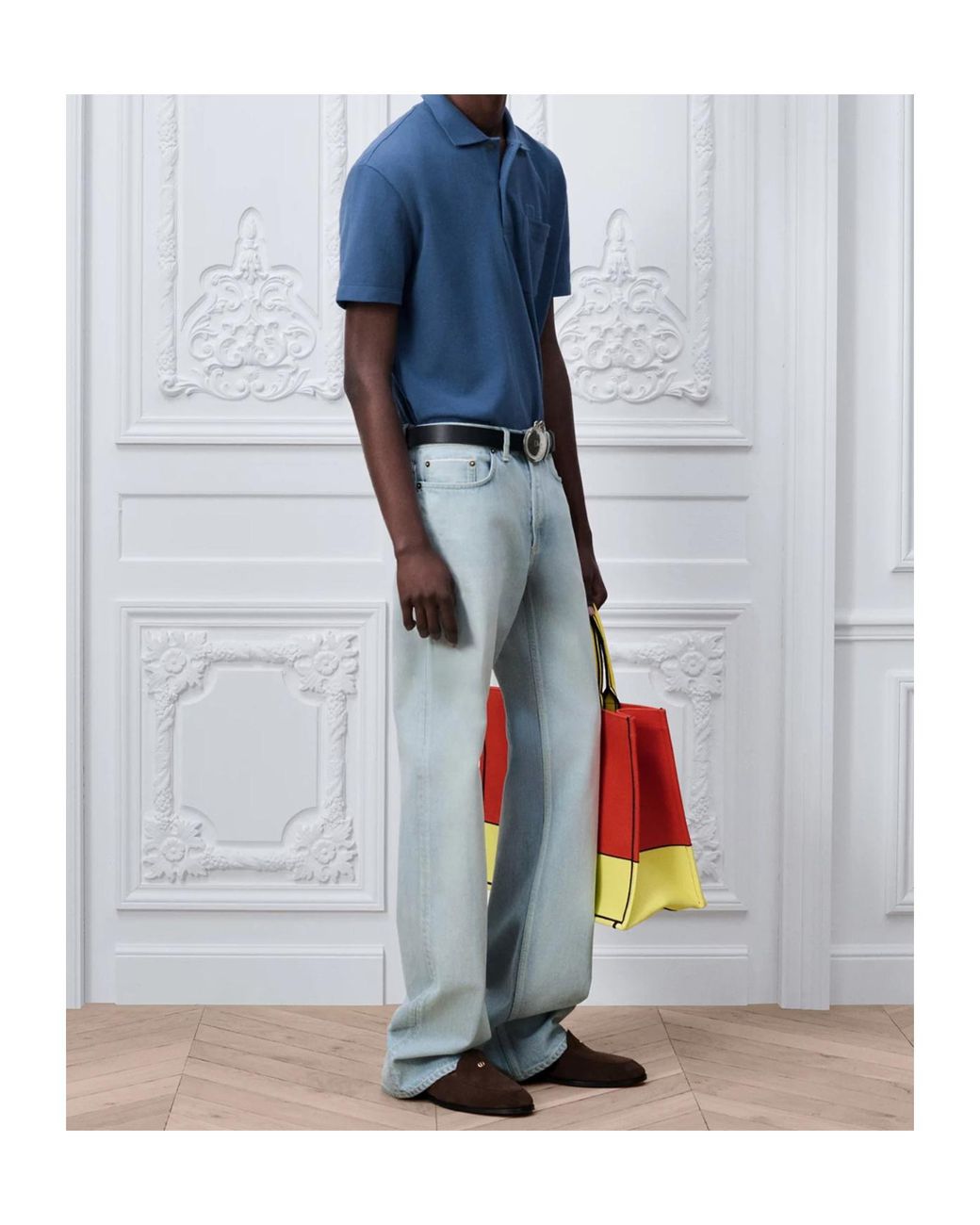Dior Blue Bootcut Jeans for men