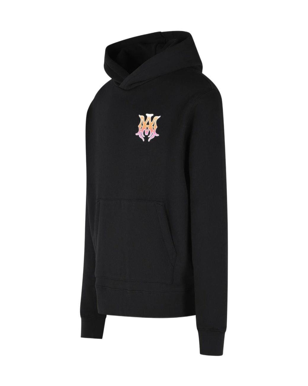 Amiri Black Logo Print Hoodie for men
