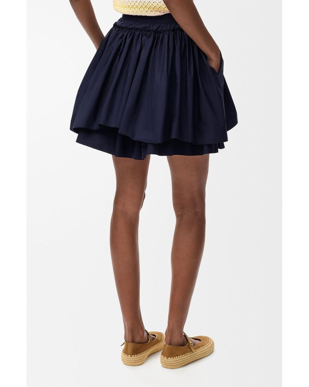 Loewe Blue Mid-Waisted Skirt