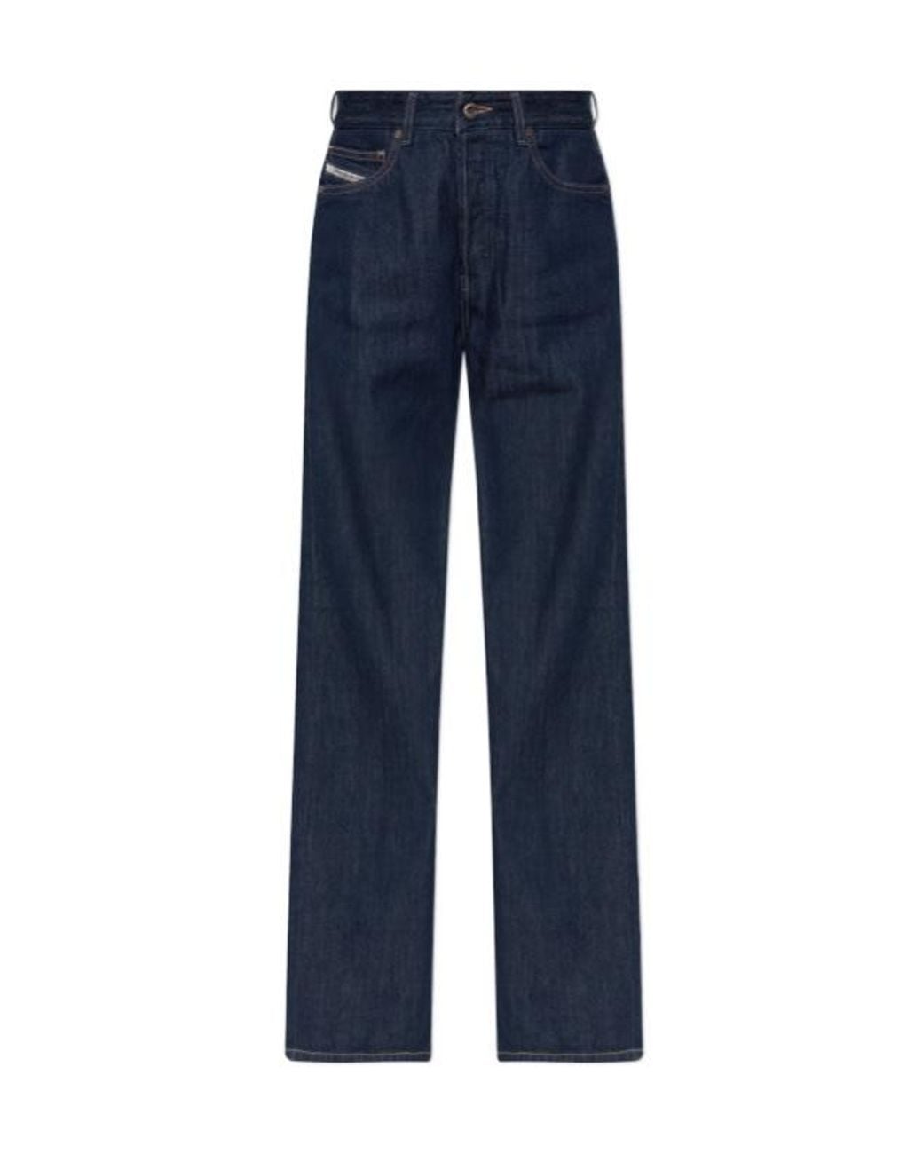 DIESEL Blue 1971 D-Sent Straight-Leg Jeans for men