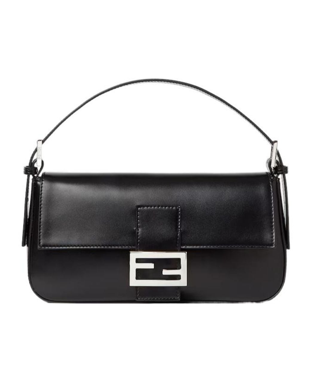 Fendi Black Baguette 26424 Shoulder Bag