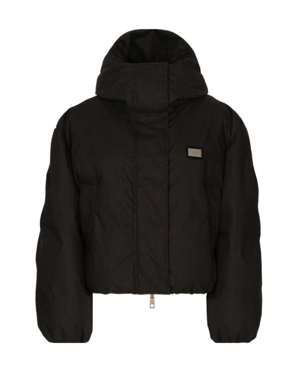 Dolce & Gabbana Black Short Nylon Jacket
