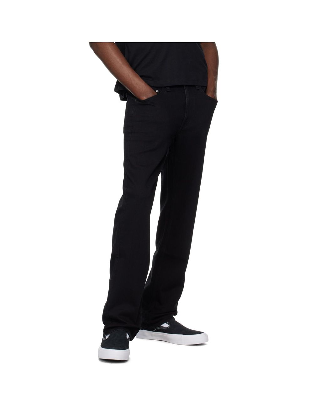 Rag & Bone Black Jeans With Belt Loops for men