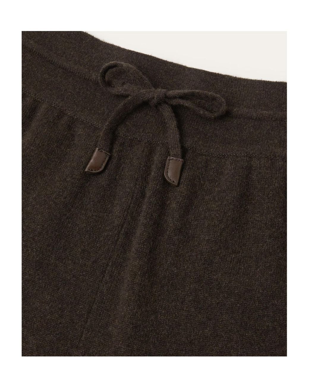 Loro Piana Black Merano Trousers for men