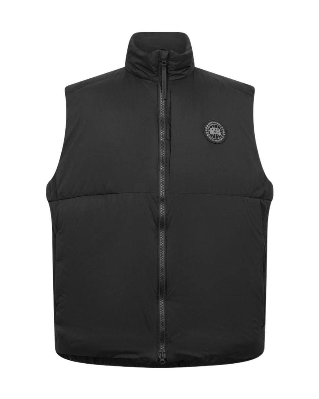 Canada Goose Black Logo Patch Vest for men