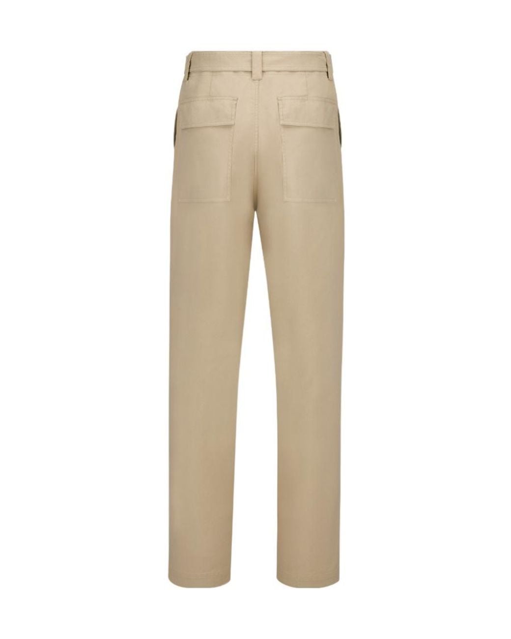 Dior Natural Cargo Pants With 'Cd' Buckle Belt for men