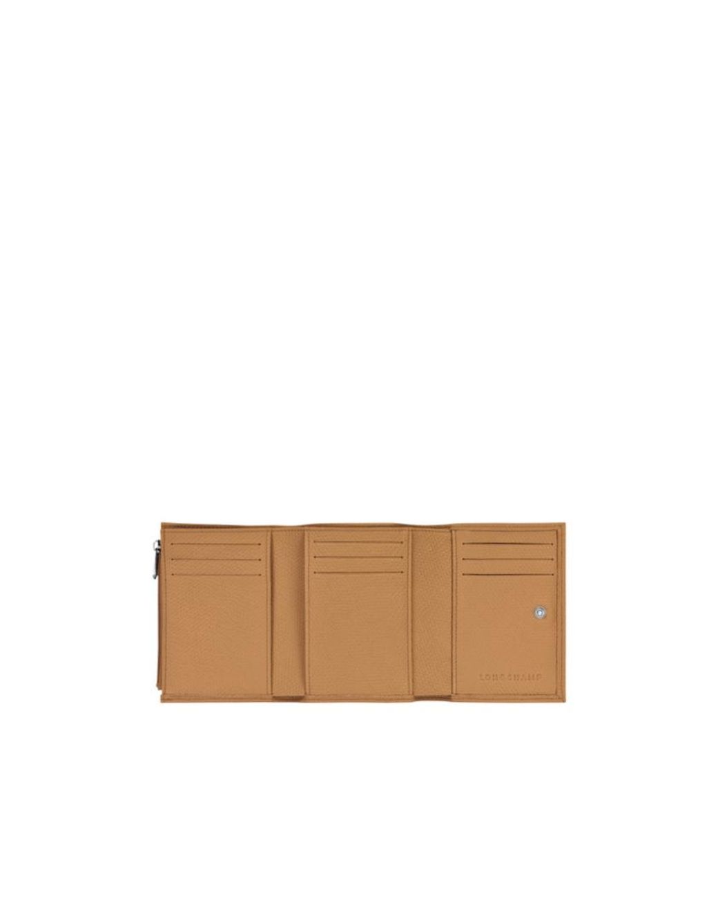 Longchamp White Le Roseau Wallet