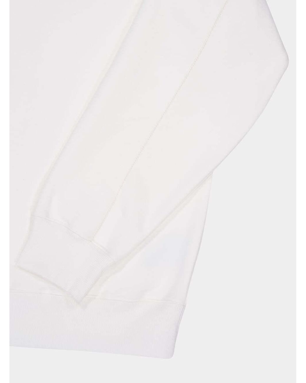 Dior White Homme Ribbon Crewneck Sweatshirt for men