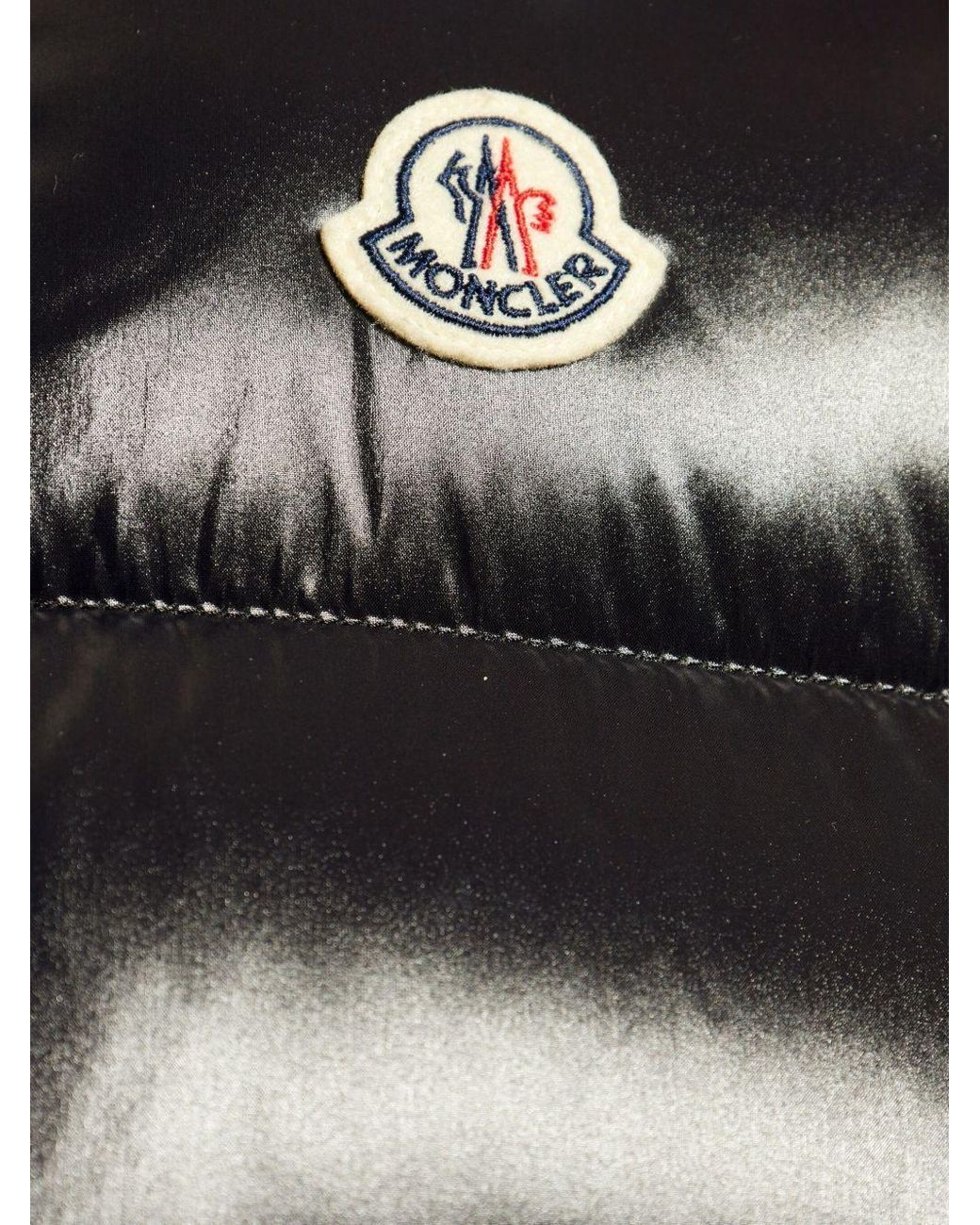Moncler Black Bormes Quilted Hooded Gilet for men