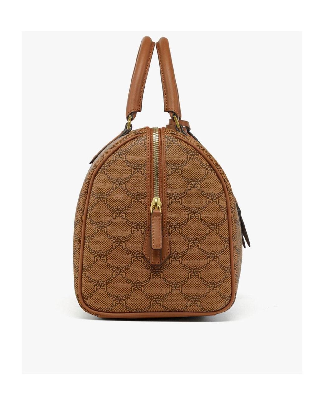 MCM Brown Ella Medium Boston Bag for men