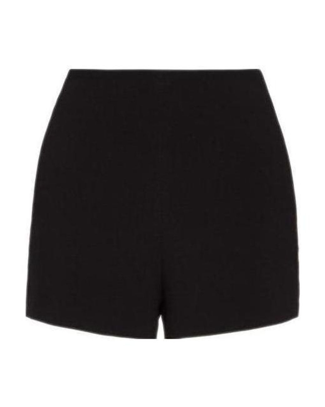 Valentino Black High-Waist Shorts
