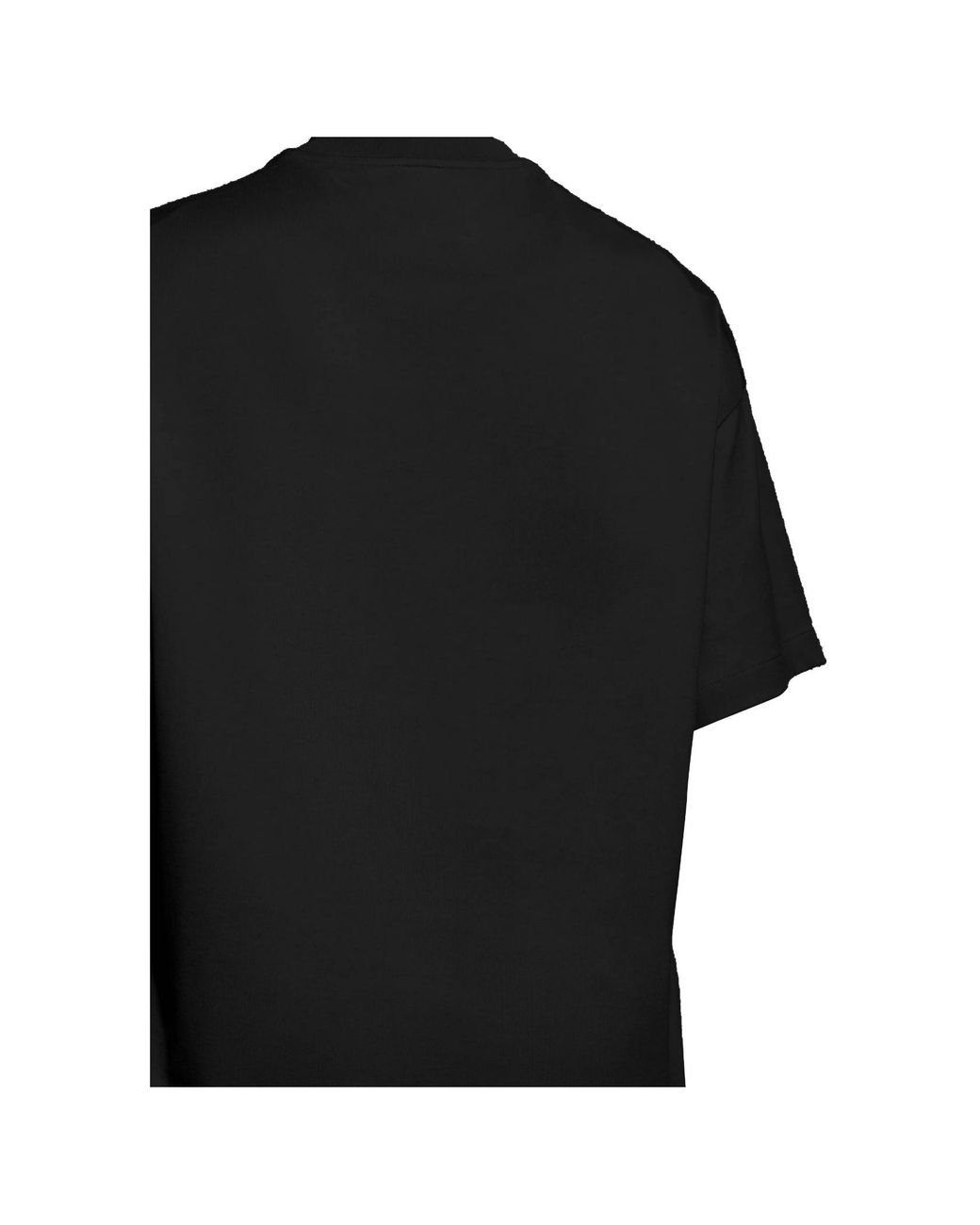 Jil Sander Blue Logo Printed Crewneck T-Shirt for men