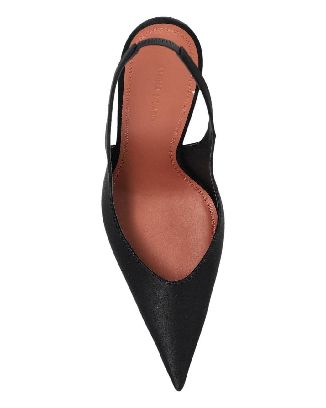 AMINA MUADDI Black Anok Slingback High-Heeled Sandals