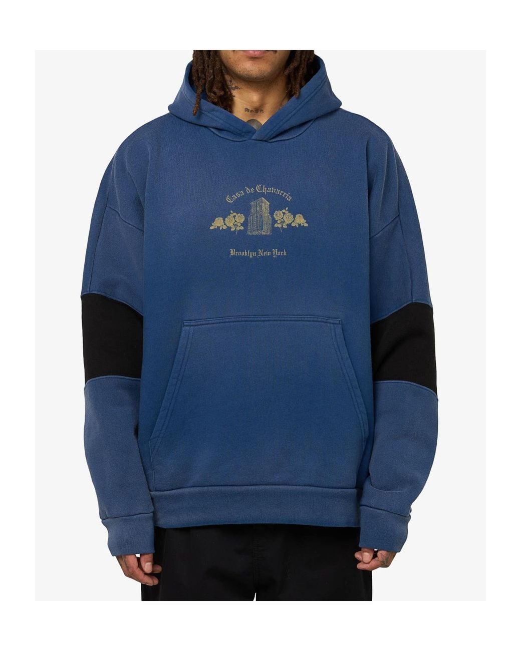 Willy Chavarria Blue Casa Chavarria Hoodie for men