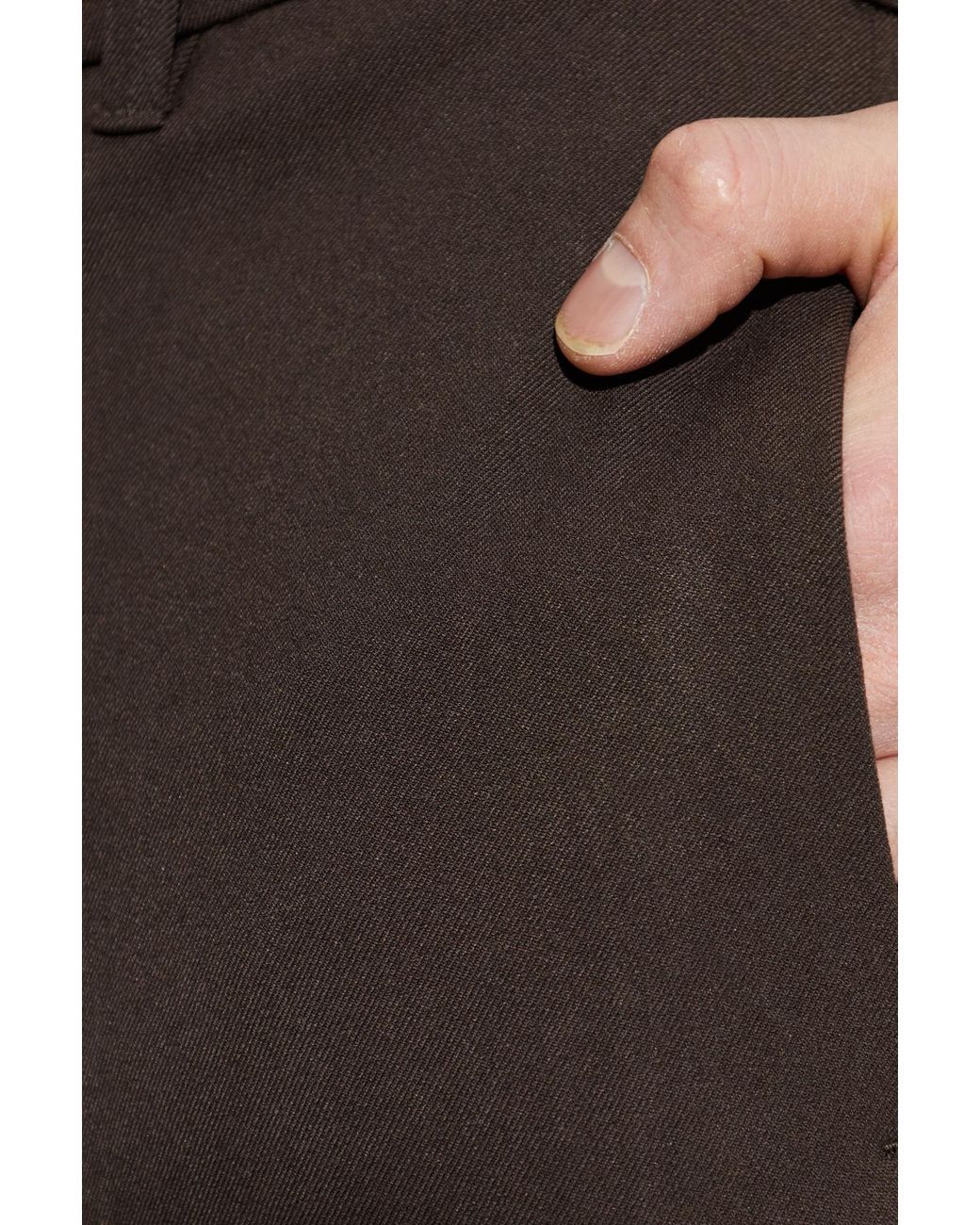 AllSaints Brown Halla Wide-Leg Pants for men