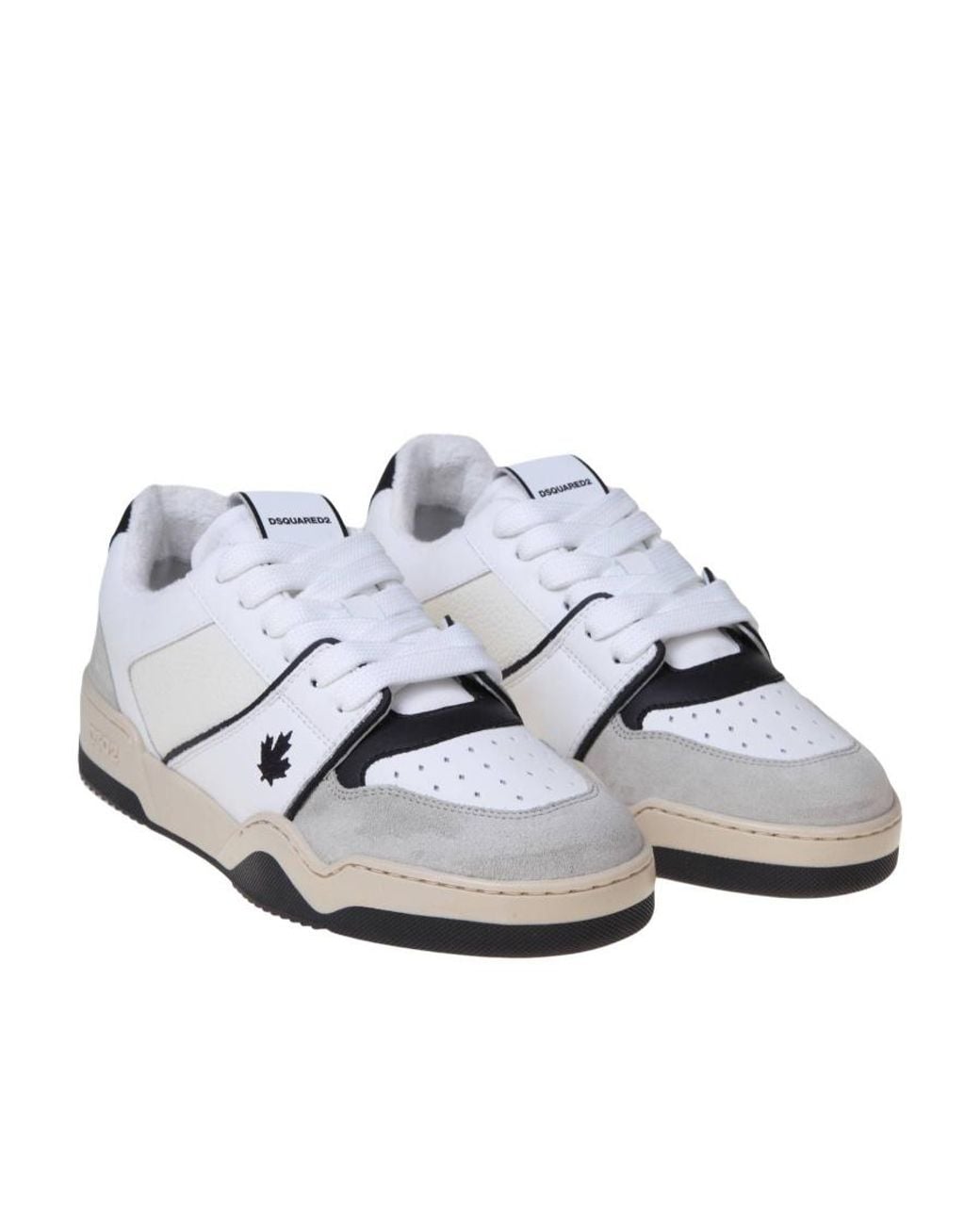 DSquared² Metallic Spiker Almond Toe Sneakers for men