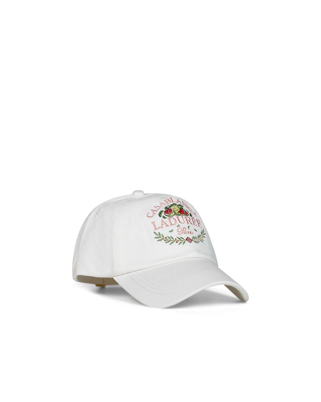 Casablanca White Laduree Embroidered Baseball Hat for men
