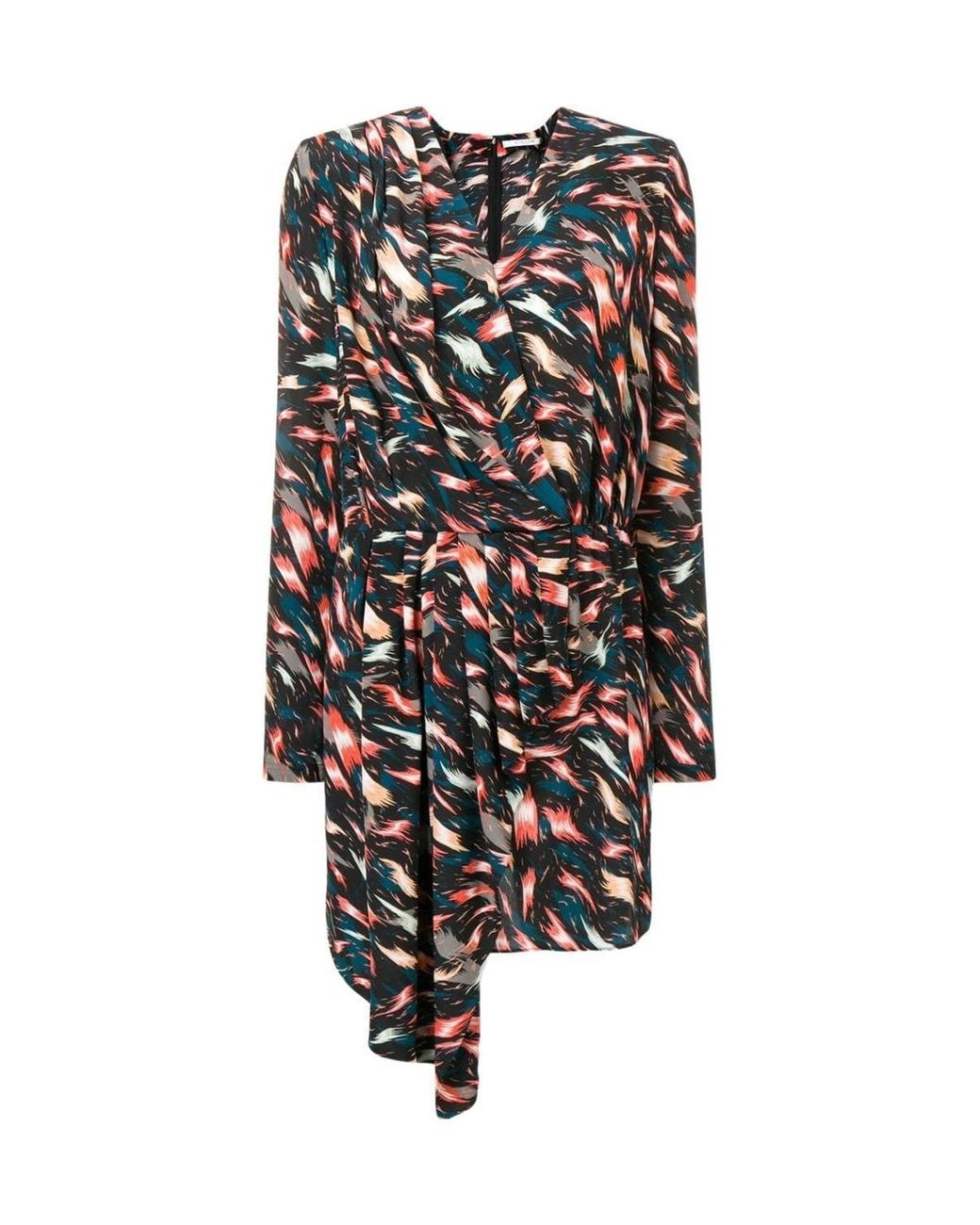 Givenchy White Asymmetric Printed Dress