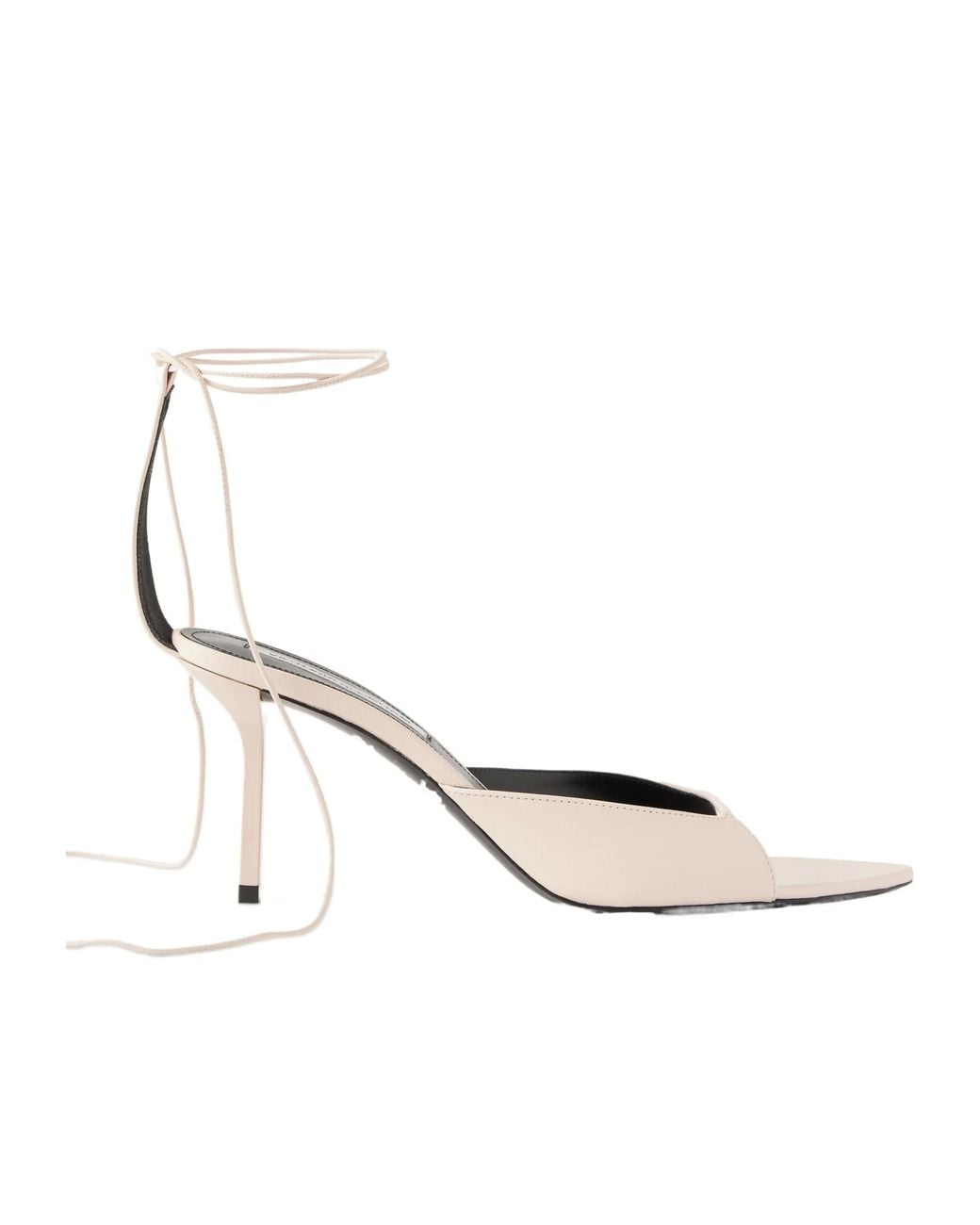 Victoria Beckham White Leather Sandals