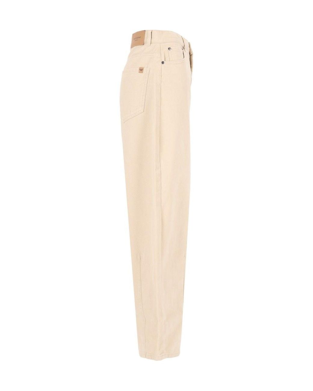 Weekend by Maxmara White Wkdordine Drill Trousers