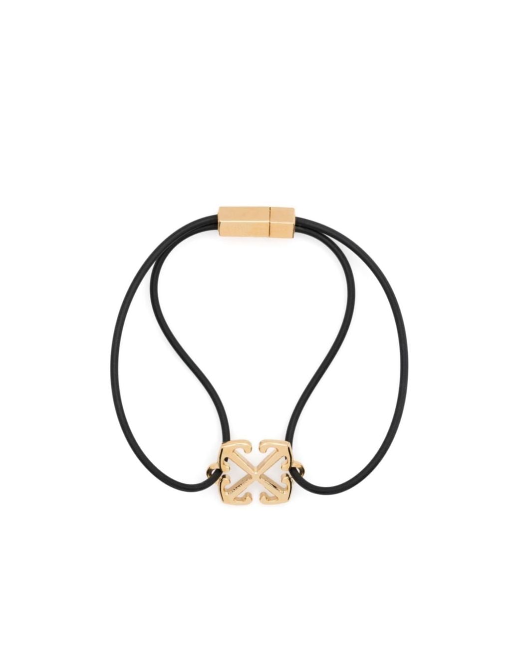 Off-White c/o Virgil Abloh Metallic Arrow Logo Engraved Bracelet