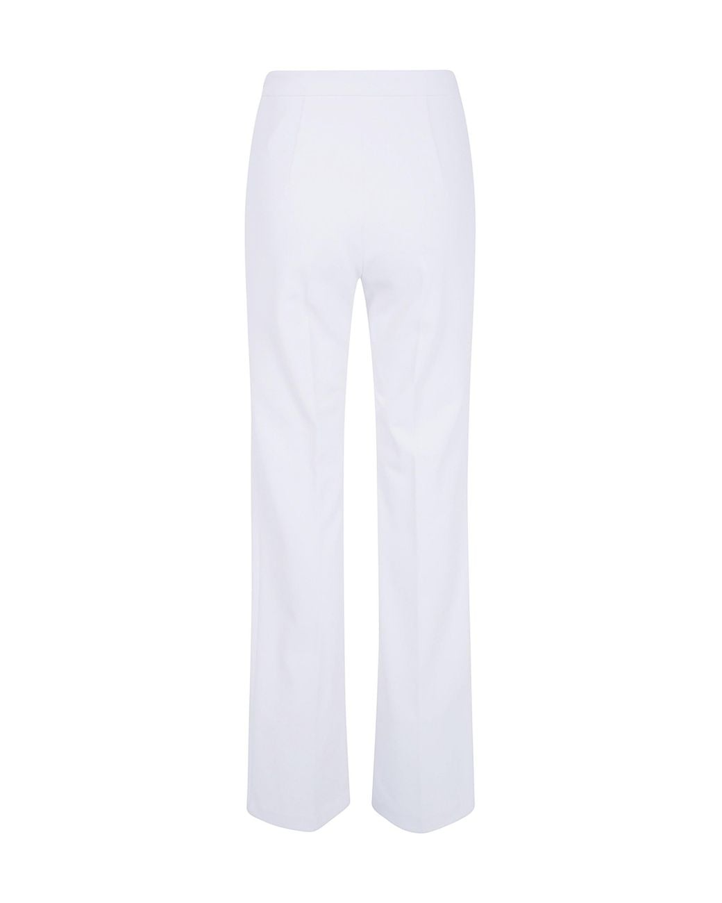 Elisabetta Franchi White Flared Tailored Pants