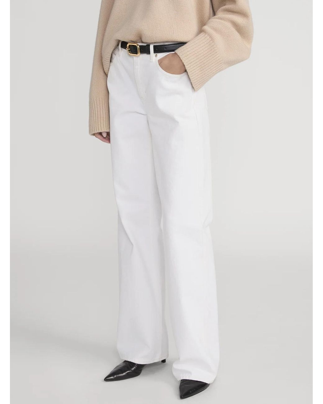 FRAME White Five-Pocket Jeans