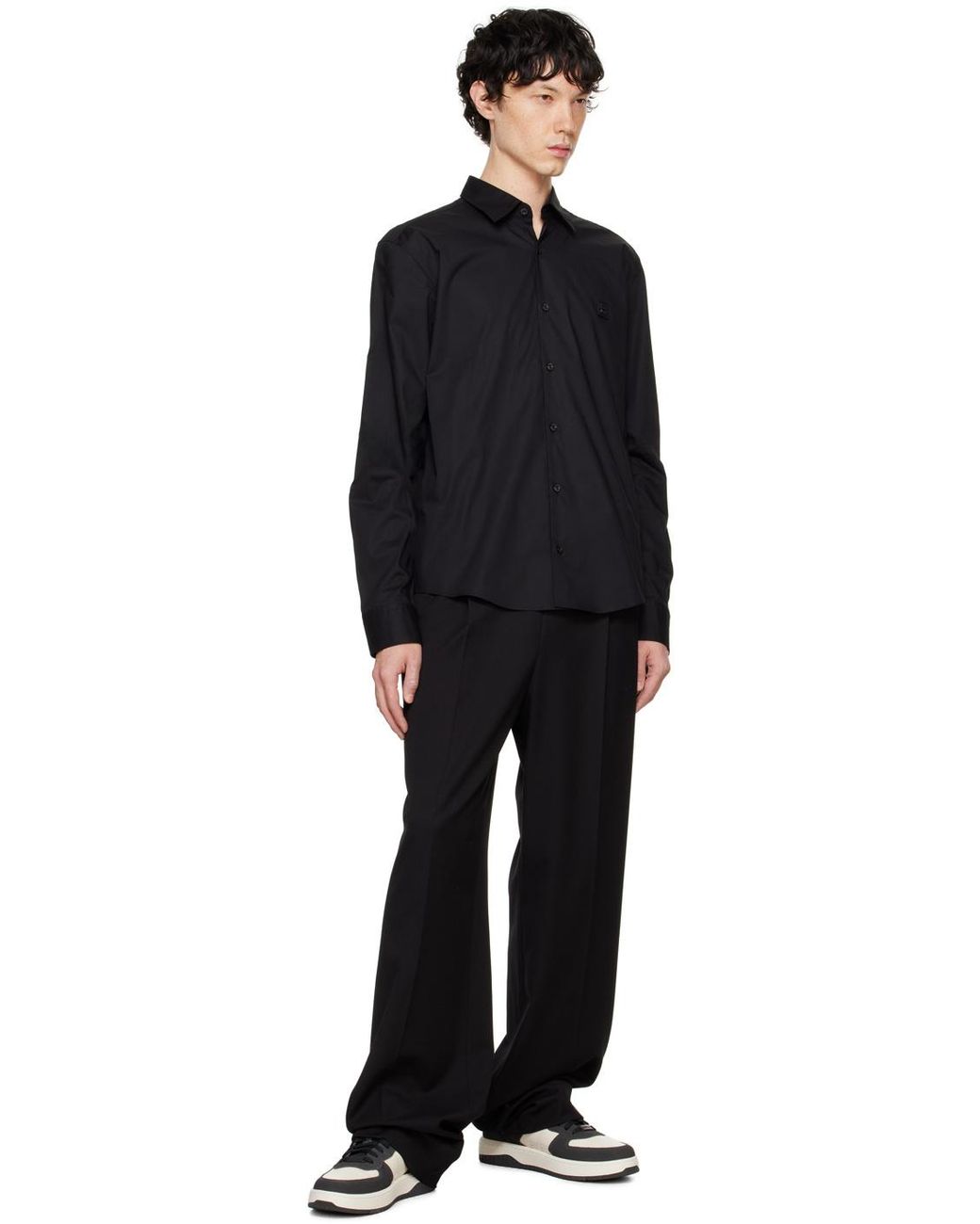 Boss Black Hugo Logo Patch Slim Fit Shirt for men