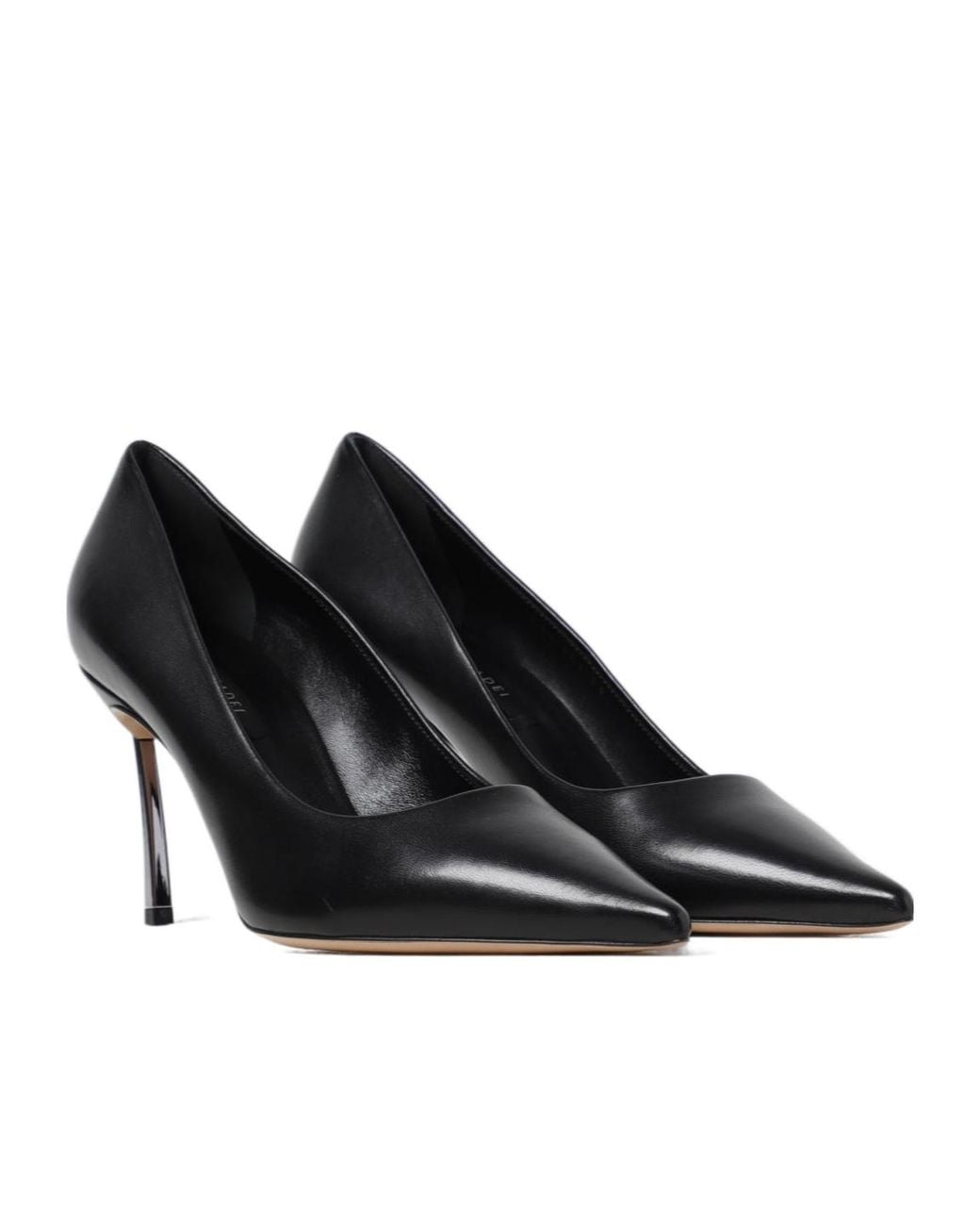 Casadei Black 80Mm Superblade Pointed-Toe Stiletto Pumps