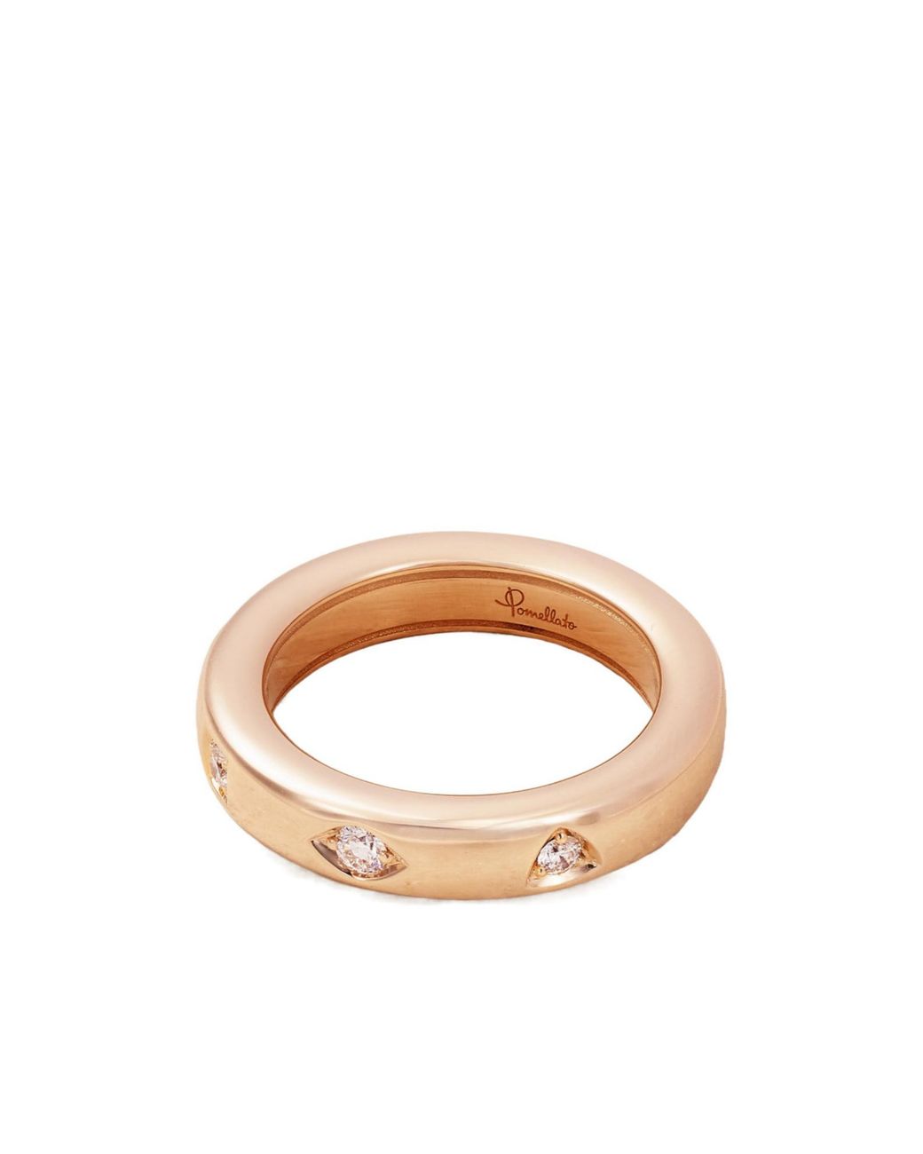 Pomellato Pink 18K Rose Diamond Ring