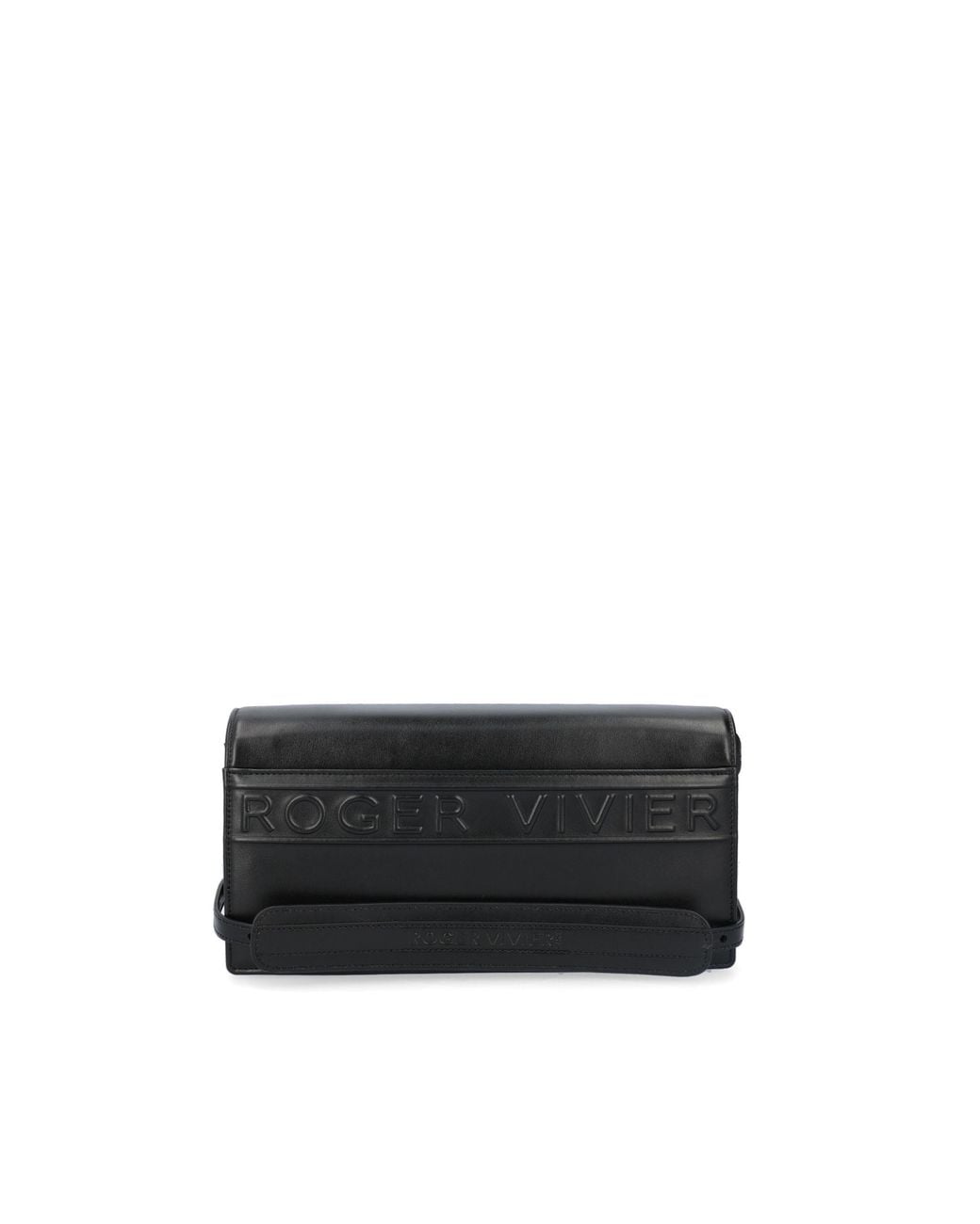 Roger Vivier Black Viv' Choc Crossbody Bag