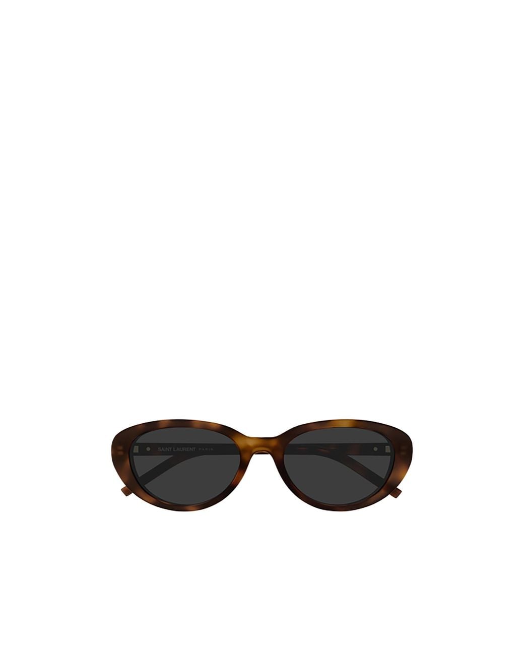 Saint Laurent White Eyewear Cat-Eye Frame Sunglasses