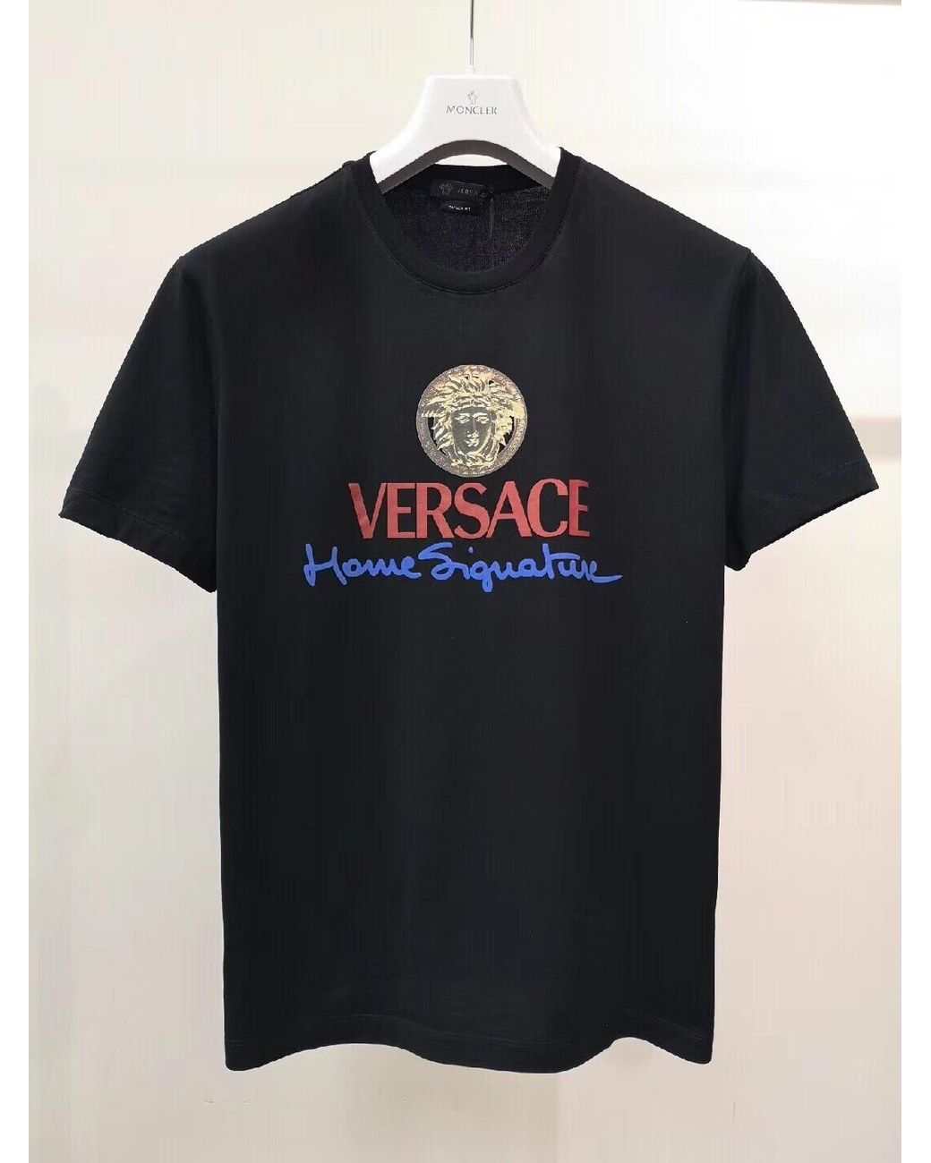 Versace Black Medusa Logo T-Shirt for men