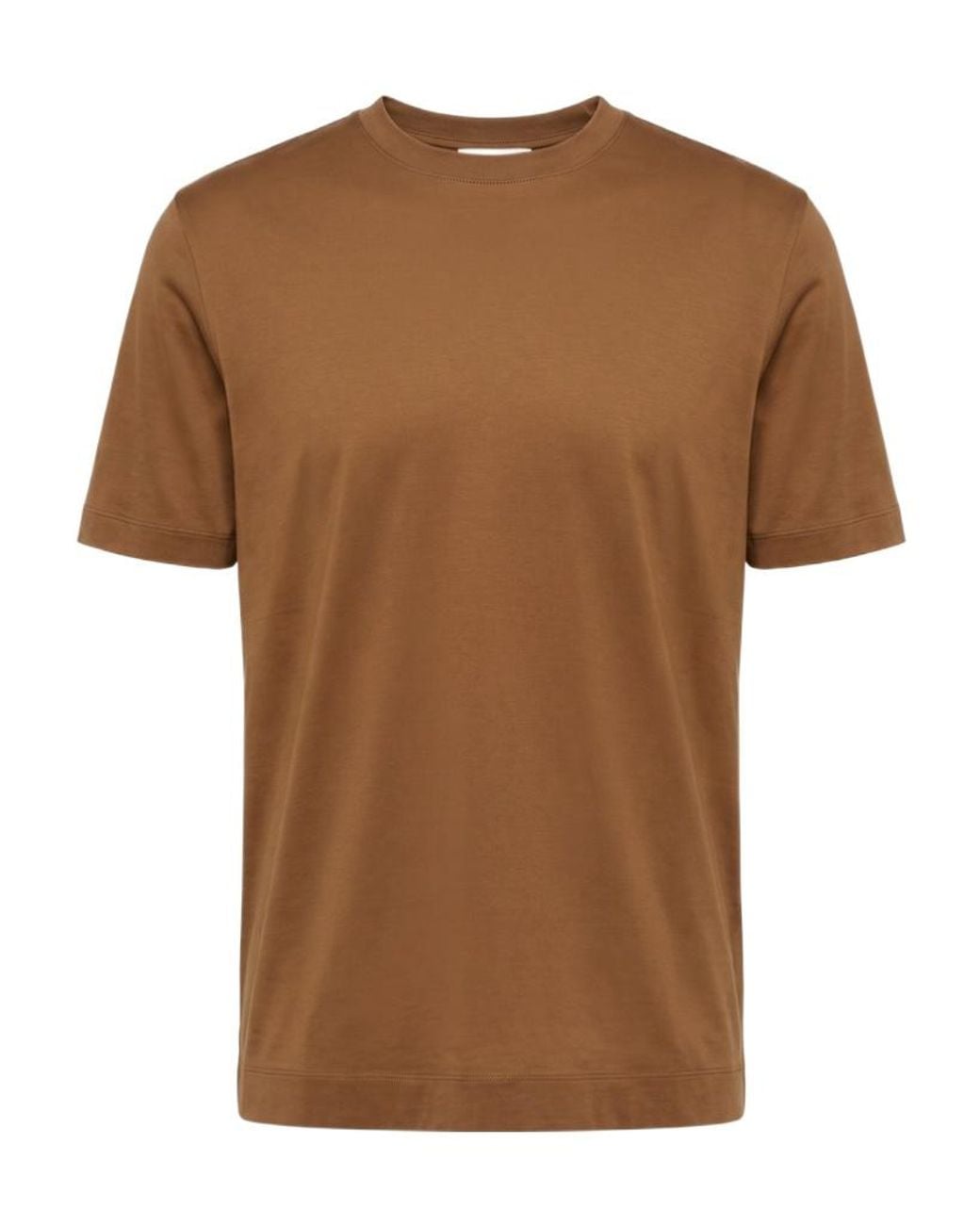 Boss Brown Short-Sleeved T-Shirt for men