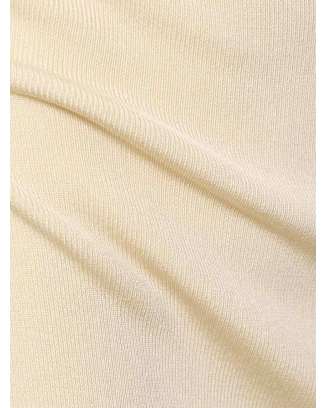AYA MUSE Natural Long-Sleeved Mini Dress
