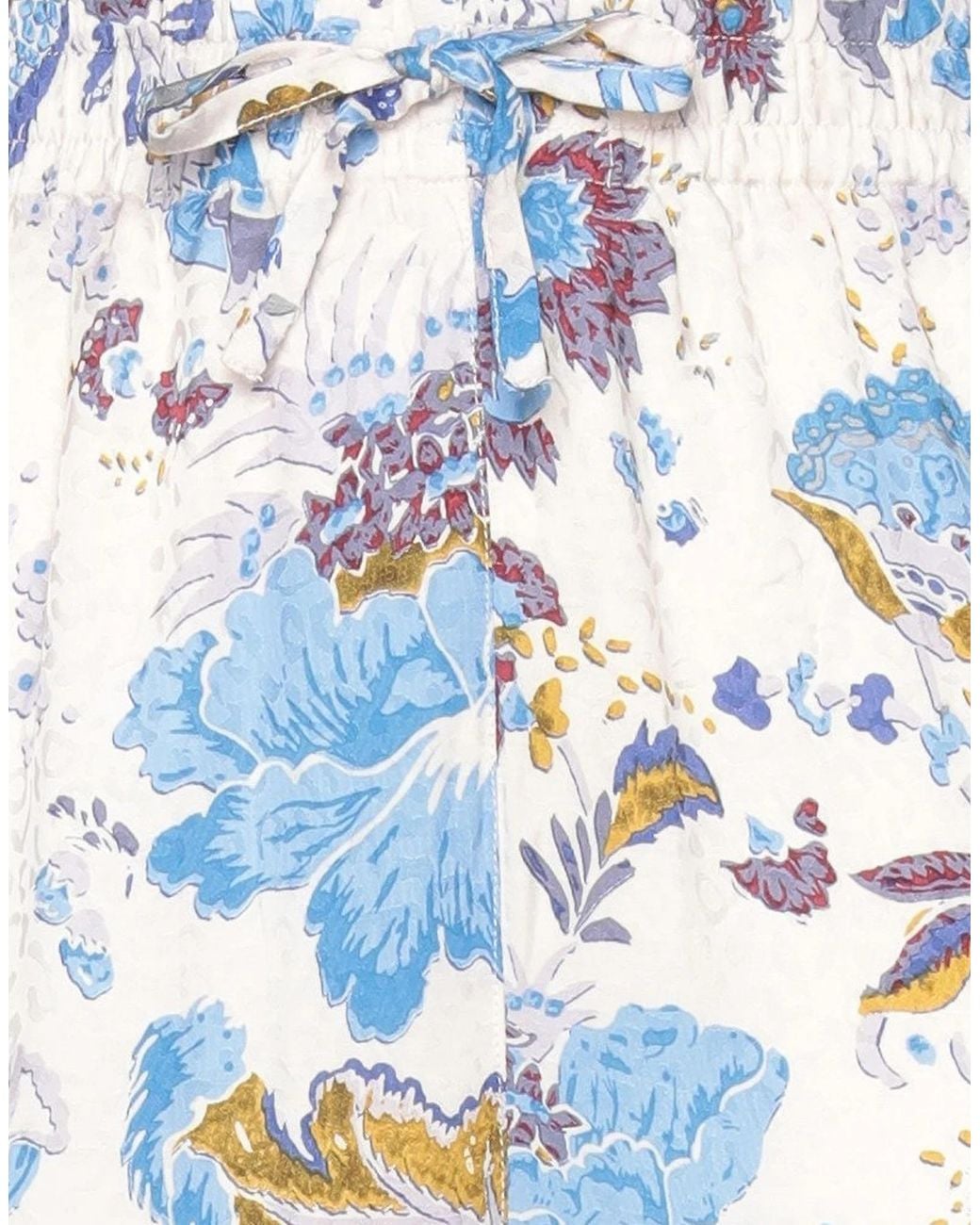 Isabel Marant Blue Floralprint Woven Pants