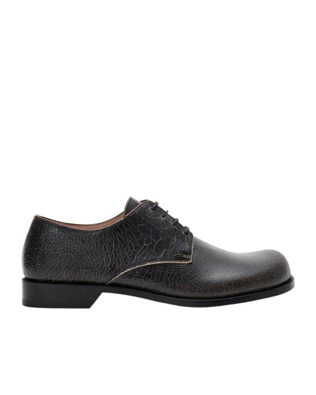 Loewe Black Campo Lace-Up Derby Shoes for men
