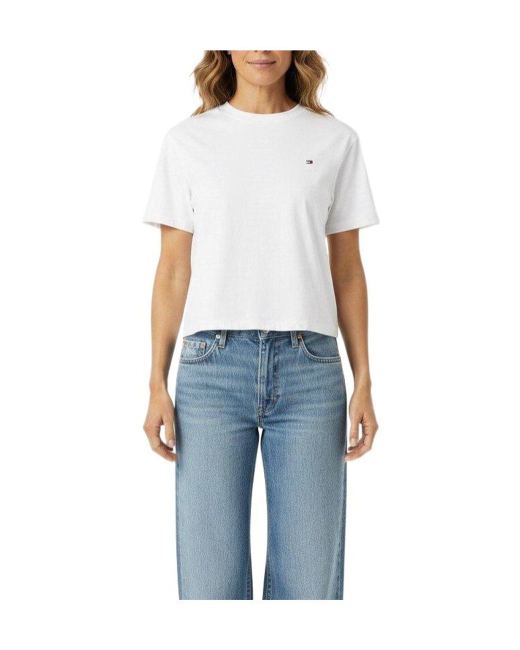 Tommy Hilfiger White Loose T-Shirt
