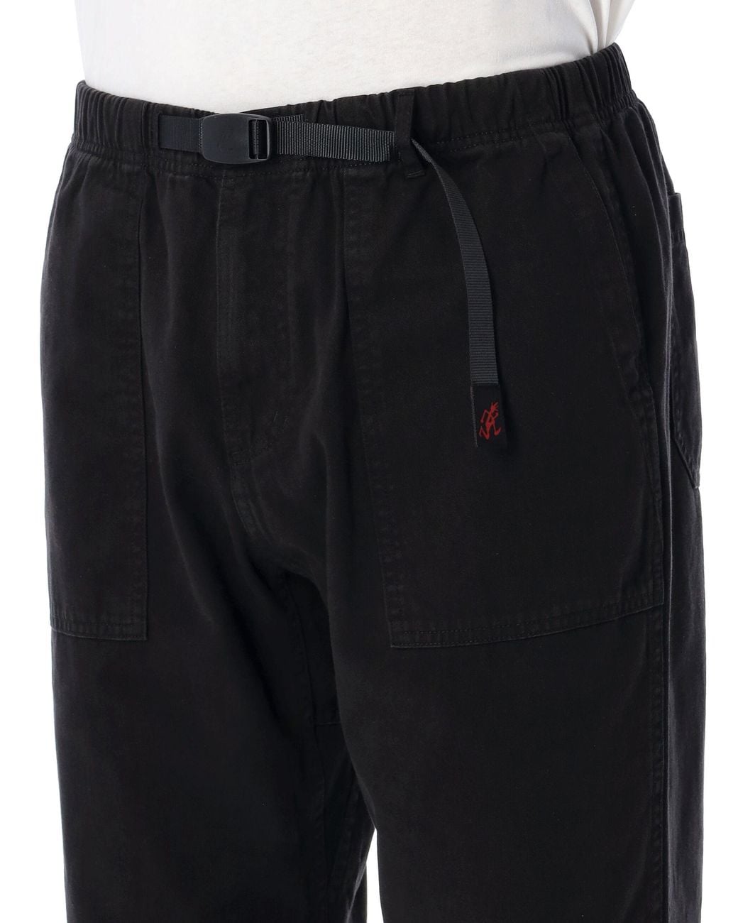 Gramicci Black Loose Tapered Ridge Pants for men