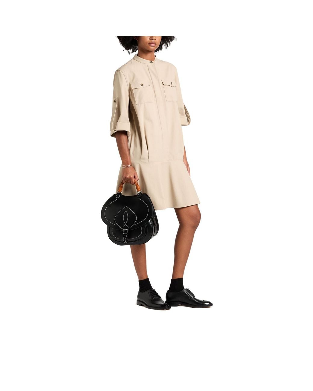 Maison Margiela Black Top Handle Handbags