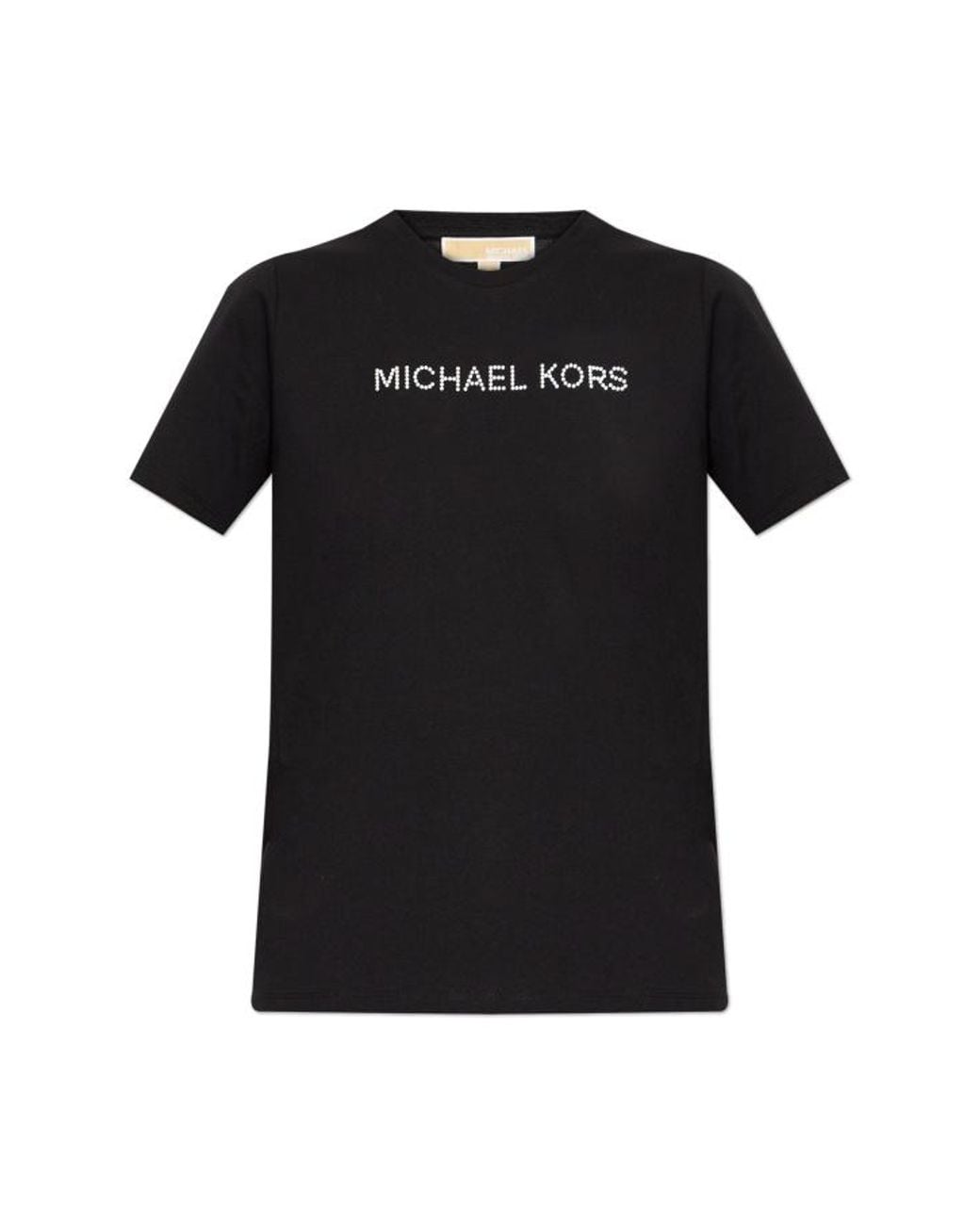 MICHAEL Michael Kors Black T-Shirt With Logo